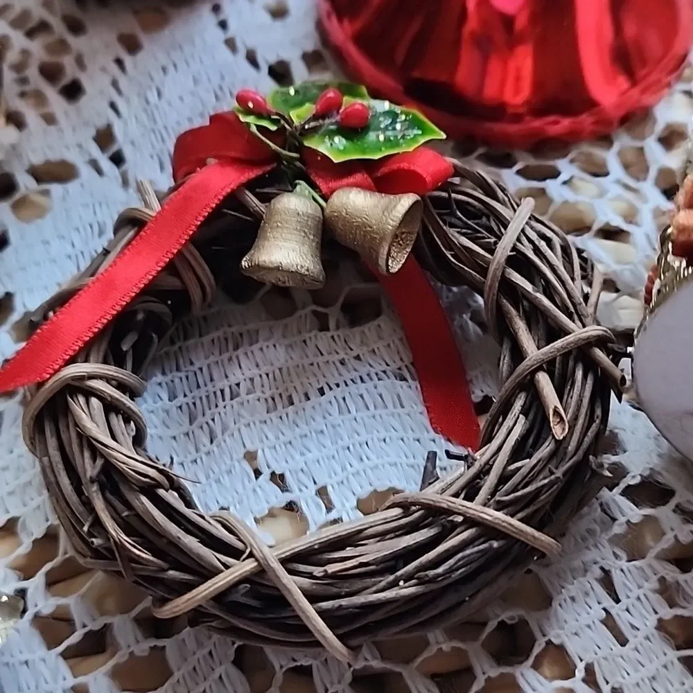 Vintage Christmas Ornaments/Bells Holiday Yesteryear